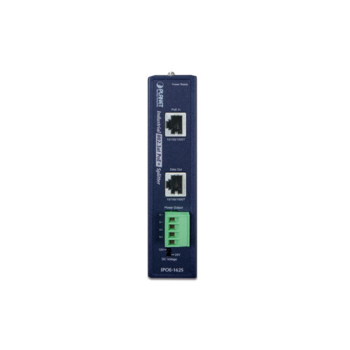 IPOE-162S индустриальный PoE сплиттер/ IP30, Industrial 802.3at High Power PoE  Splitter - 12V & 24V (-40 to 75 C)