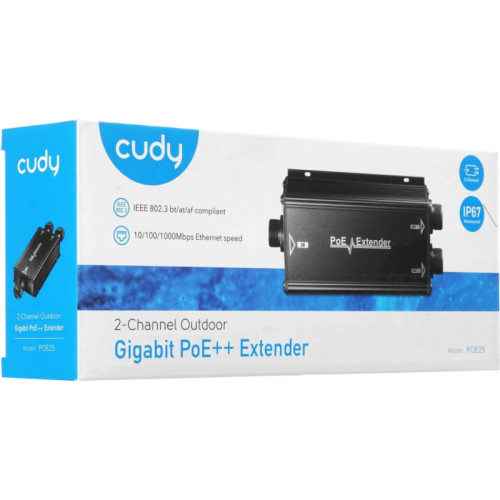 Уличный удлинитель PoE/ 2-Channel Gigabit PoE++ Outdoor Waterproof Extender Уличный удлинитель PoE/ 2-Channel Gigabit PoE++ Outdoor Waterproof Extender