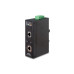 инжектор/ IP30, Industrial Single-Port 10/100/1000Mbps 802.3bt PoE++ Injector (95 Watts, PoH, Legacy mode support, PoE Usage LED, -40 to 75 C, 12V~48V DC power boost)