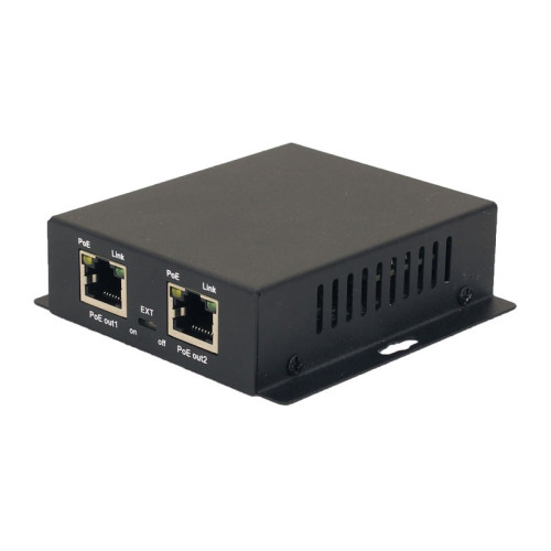 OSNOVO PoE удлинитель/ коммутатор гигабитный на 3 RJ45 порта, 2*10/100/1000 Base-T) с PoE (до 28W), 1 *10/100/1000 Base-T Uplink с питанием по PoE (Вх. мощность до 60W), PoE суммарно до 56W