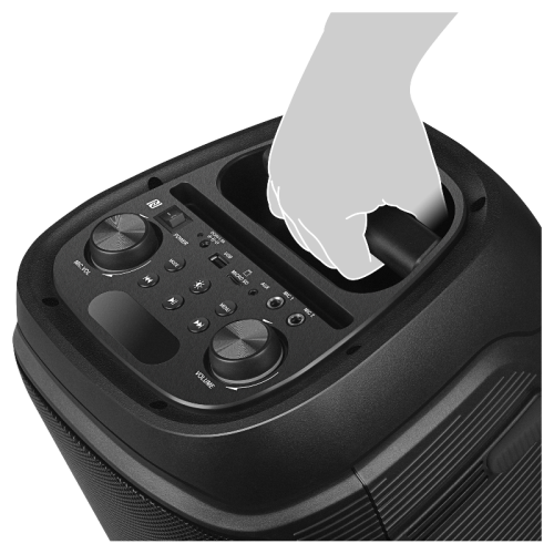АС SVEN PS-800, черный, акустическая система  (100 Вт, TWS, Bluetooth, FM, USB, microSD, LED-дисплей, 4400мА*ч)