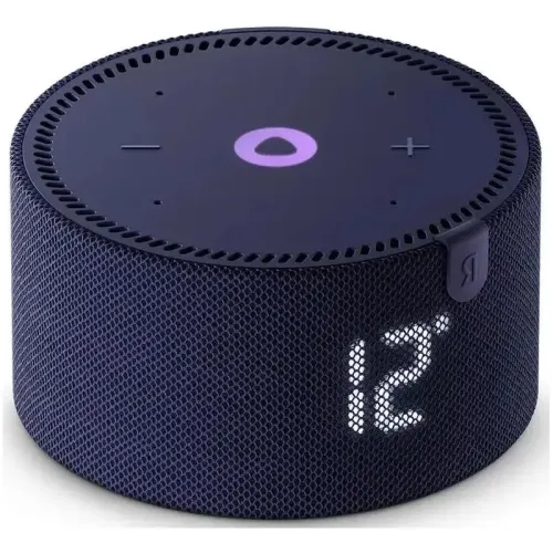 Умная колонка/ Умная колонка Яндекс Станция Мини с часами с Алисой, синий сапфир, 10Вт