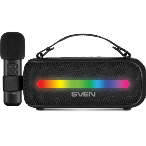 Колонка порт. Sven PS-255 черный 12W 2.0 BT 3600mAh (SV-022563)