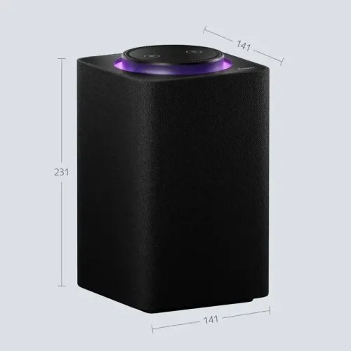 Умная колонка Яндекс Станция Макс с Алисой на YandexGPT, черный, с Zigbee/ Яндекс Станция Макс