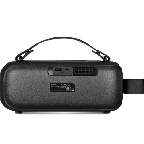 Колонка порт. Sven PS-255 черный 12W 2.0 BT 3600mAh (SV-022563)