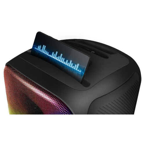АС SVEN PS-555, черный, акустическая система (65 Вт, TWS, Bluetooth, USB, microSD, пульт, 4000мА*ч)