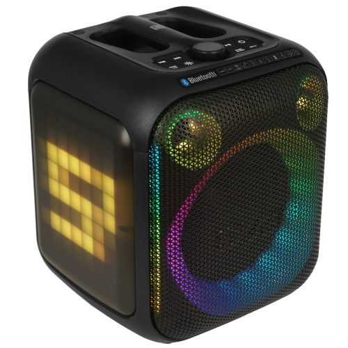 SVEN PS-880, черный, акустическая система 1.0, мощность 110 Вт (RMS), Bluetooth, FM, USB, microSD, LED-дисплей, встроенный аккумулятор SVEN PS-880, черный, акустическая система 1.0, мощность 110 Вт (RMS), Bluetooth, FM, USB, microSD, LED-дисплей, встроенный аккумулятор