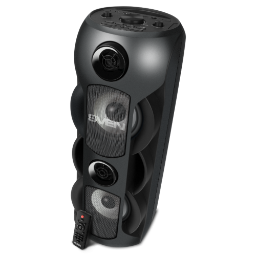 АС SVEN PS-720, черный, акустическая система (80 Вт, TWS, Bluetooth, FM, USB, microSD, LED-дисплей, 4400мА*ч) АС SVEN PS-720, черный, акустическая система (80 Вт, TWS, Bluetooth, FM, USB, microSD, LED-дисплей, 4400мА*ч)