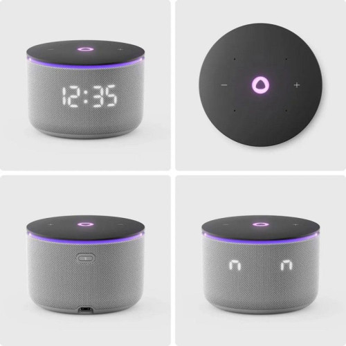 модель YNDX-00059GRY (серый)/ Умная колонка Яндекс Станция Мини 3 Про, Zigbee, модель YNDX-00059GRY (серый)