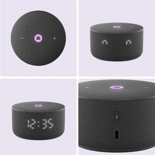 Умная колонка/ ЯНДЕКС Станция Мини 3, 12Вт, с Алисой на YaGPT, черный