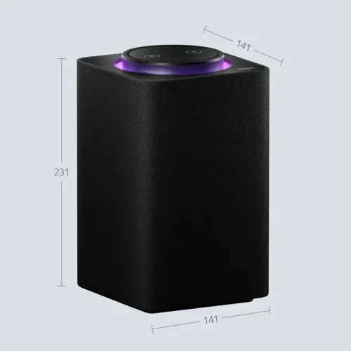 Умная колонка Яндекс Станция Макс с Алисой на YandexGPT, черный, с Zigbee/ Яндекс Станция Макс модель YNDX-00053K (черный)