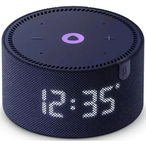 Умная колонка/ Умная колонка Яндекс Станция Мини с часами с Алисой, синий сапфир, 10Вт