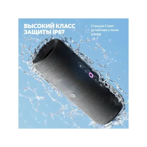 Яндекс Станция Стрит с Алисой, модель YNDX-00030BLK/ Умная портативная колонка Яндекс Станция Стрит с Алисой, модель YNDX-00030BLK (черный)