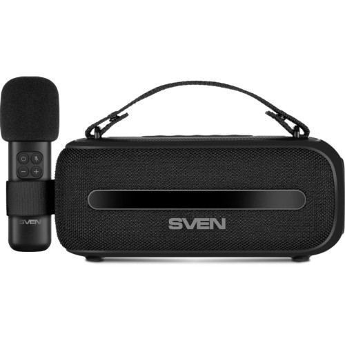 Колонка порт. Sven PS-255 черный 12W 2.0 BT 3600mAh (SV-022563)