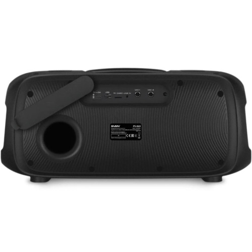 Колонка порт. Sven PS-860 черный 100W 1.0 BT/3.5Jack 5400mAh (SV-022518) Колонка порт. Sven PS-860 черный 100W 1.0 BT/3.5Jack 5400mAh (SV-022518)