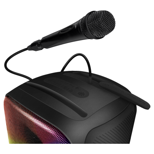АС SVEN PS-555, черный, акустическая система (65 Вт, TWS, Bluetooth, USB, microSD, пульт, 4000мА*ч)
