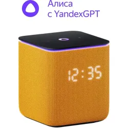 Умная колонка/ Умная колонка Яндекс Станция Миди, модель YNDX-00054 (оранжевый)