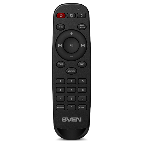 АС SVEN PS-710, черный, акустическая система (100 Вт, TWS, Bluetooth, FM, USB, microSD, LED-дисплей, 4400мА*ч)