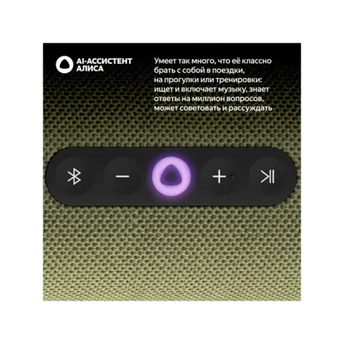 Яндекс Станция Стрит с Алисой, модель YNDX-00030GRN/ Умная портативная колонка Яндекс Станция Стрит с Алисой, модель YNDX-00030GRN (зеленый)