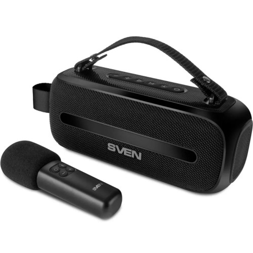 Колонка порт. Sven PS-255 черный 12W 2.0 BT 3600mAh (SV-022563)