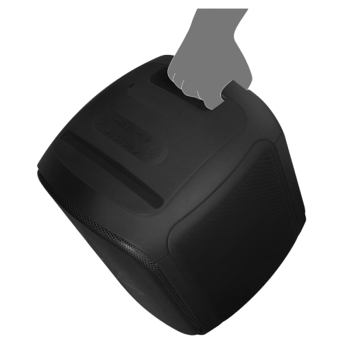 АС SVEN PS-555, черный, акустическая система (65 Вт, TWS, Bluetooth, USB, microSD, пульт, 4000мА*ч)