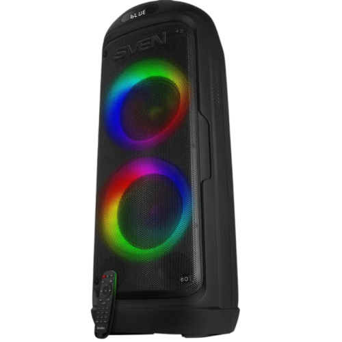 АС SVEN PS-770, черный (100 Вт, TWS, Bluetooth, FM, USB, microSD, LED-дисплей, 4400мА*ч)