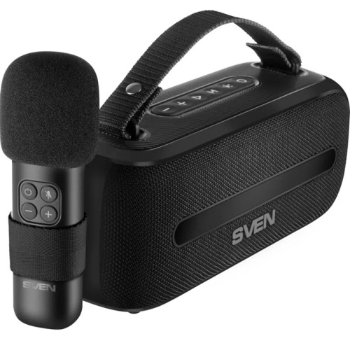 Колонка порт. Sven PS-255 черный 12W 2.0 BT 3600mAh (SV-022563)