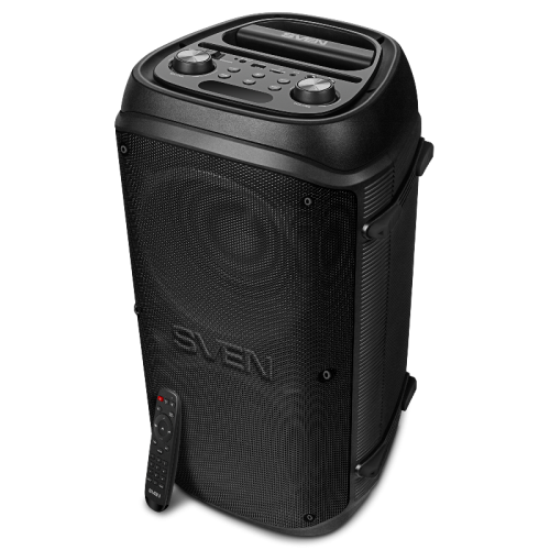 АС SVEN PS-800, черный, акустическая система  (100 Вт, TWS, Bluetooth, FM, USB, microSD, LED-дисплей, 4400мА*ч)