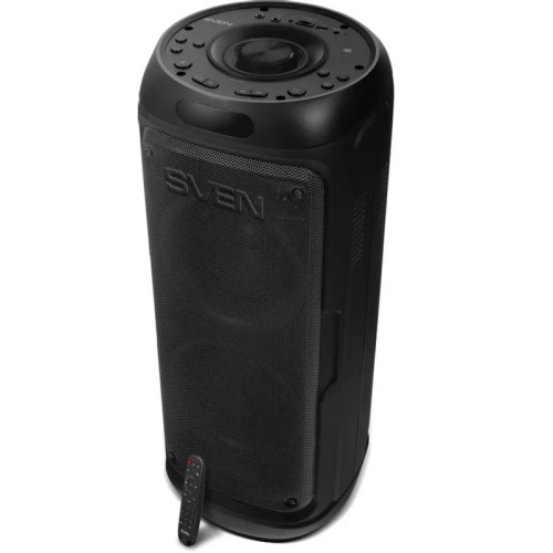 АС SVEN PS-770, черный (100 Вт, TWS, Bluetooth, FM, USB, microSD, LED-дисплей, 4400мА*ч)