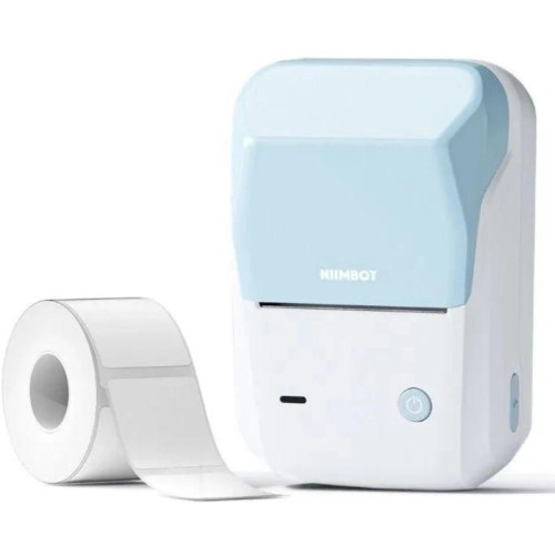 Термопринтер Niimbot B1 (1746797) 203dpi 50мм/с/USB/BT для печ.этик. голубой