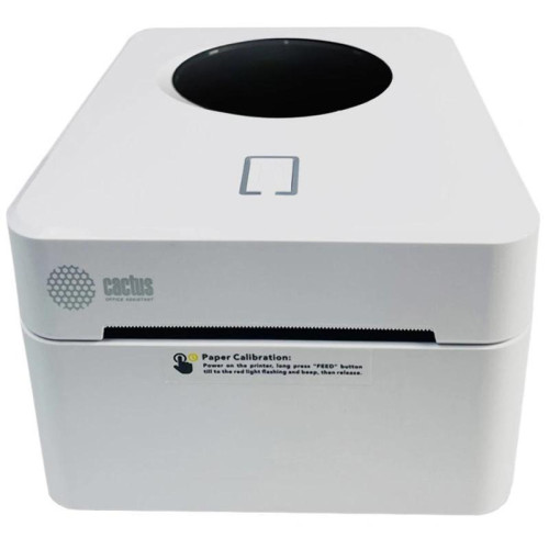 Термопринтер Cactus CS-TP-D410U-W 203dpi 160мм/с/USB для печ.этик. белый