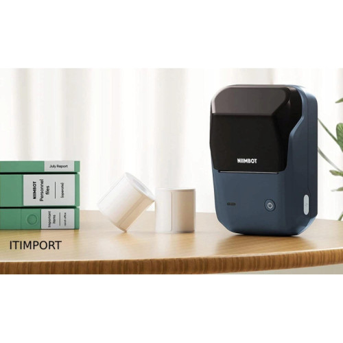 Термопринтер Niimbot B1 (1746799) 203dpi 50мм/с/USB/BT для печ.этик. голубой