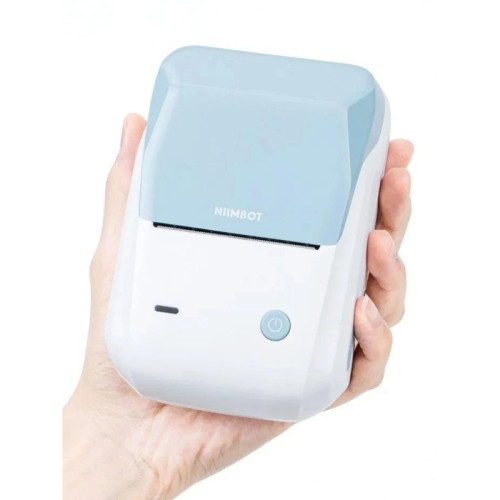 Термопринтер Niimbot B1 (1746797) 203dpi 50мм/с/USB/BT для печ.этик. голубой