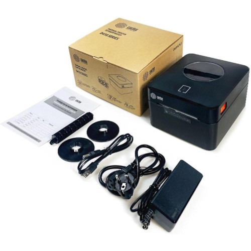Термопринтер Cactus CS-TP-D410UB 203dpi 160мм/с/USB/BT для печ.этик. черный
