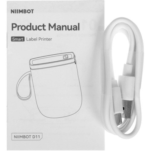 Термопринтер Niimbot D11_H (1746732) 300dpi 50мм/с/USB/BT для печ.этик. черный Термопринтер Niimbot D11_H (1746732) 300dpi 50мм/с/USB/BT для печ.этик. черный