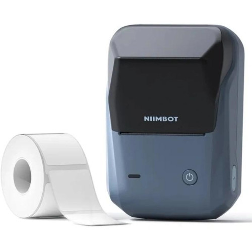 Термопринтер Niimbot B1 (1746799) 203dpi 50мм/с/USB/BT для печ.этик. голубой