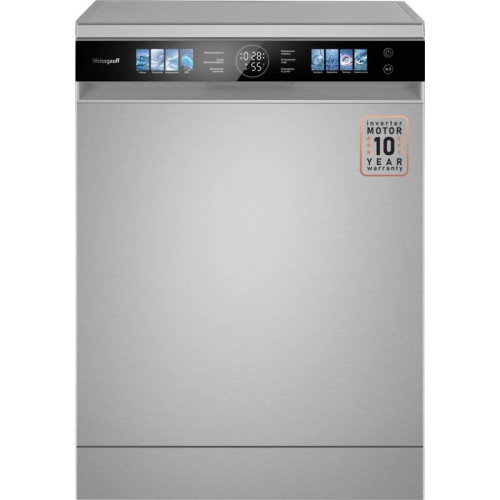 Посудомоечная машина Weissgauff DW 998 Touch Inverter Dual Fan Dry нержавеющая сталь (полноразмерная) инвертор
