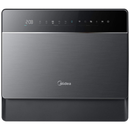 Посудомоечная машина Midea/ Посудомоечная машина Midea, настольная, ВхШхГ: 50х55х345 см, 5 компл., сенсорное управление, панель из стекла, 5+2 программ (HygieneCare+), конденсационная сушка, 2 корзины, 3 разбрызгивателя, Отложенный старт: 1-24 часа, Испол