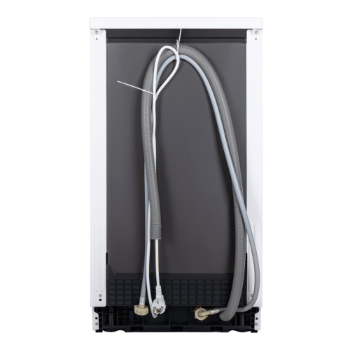 Посудомоечная бытовая машина MAUNFELD MWF08S Узкая,  Отдельностоящая ПММ 45см, 9 комплектов, 5 программ, электронное управление с LED индикацией, 49 дБ, A+/A/A, 1/2 загрузка, отсрочка старта 3/6/9ч, белый