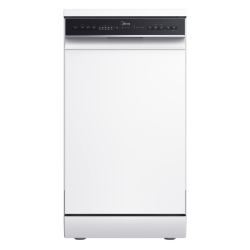 Посудомоечная машина Midea/ Посудомоечная машина Midea, отдельностоящая, 45 см, 10 компл., 3 корзины, 3-я корзина Infinity, А++/A/A, Электронное управление, LED индикация, 5+4 программ, функция доп. сушки (Extra Drying), конденсационная сушка, Отложенный 