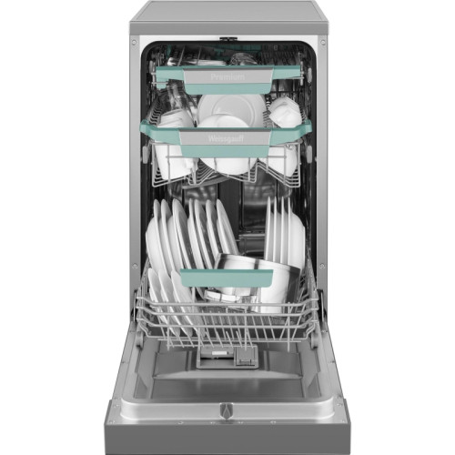 Посудомоечная машина Weissgauff DW 4539 Inverter Touch AutoOpen Inox серебристый (узкая) инвертор