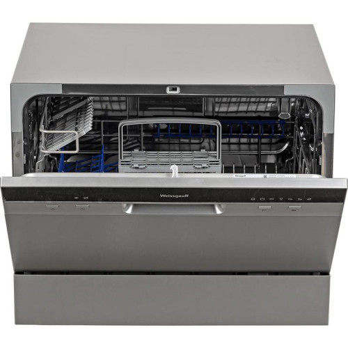 Посудомоечная машина Weissgauff TDW 4017 DS серебристый/черный (компактная)