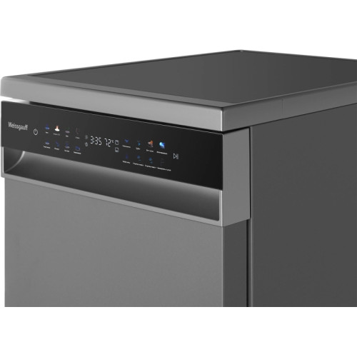 Посудомоечная машина Weissgauff DW 4539 Inverter Touch AutoOpen Inox серебристый (узкая) инвертор