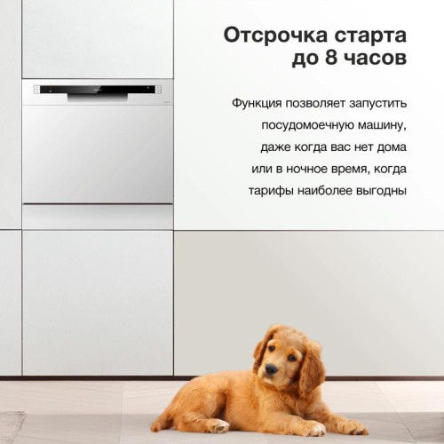 Посудомоечная машина Hyundai DT503 белый (компактная)