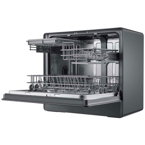 Посудомоечная машина Midea/ Посудомоечная машина Midea, настольная, ВхШхГ: 50х55х345 см, 5 компл., сенсорное управление, панель из стекла, 5+2 программ (HygieneCare+), конденсационная сушка, 2 корзины, 3 разбрызгивателя, Отложенный старт: 1-24 часа, Испол