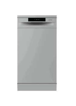 Посудомоечная машина GORENJE GS520E15S отдельностоящая, 84.5х44.8х60 см, 9 комплектов, 5 программ, серебристый цвет