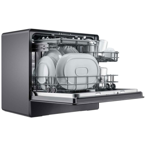 Посудомоечная машина Midea/ Посудомоечная машина Midea, настольная, ВхШхГ: 50х55х345 см, 5 компл., сенсорное управление, панель из стекла, 5+2 программ (HygieneCare+), конденсационная сушка, 2 корзины, 3 разбрызгивателя, Отложенный старт: 1-24 часа, Испол