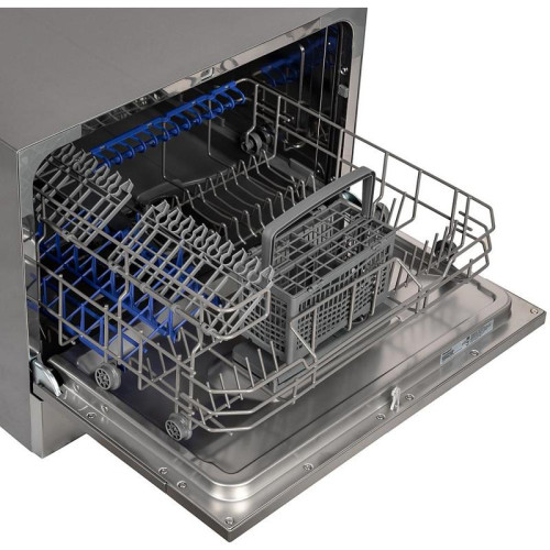 Посудомоечная машина Weissgauff TDW 4017 DS серебристый/черный (компактная)