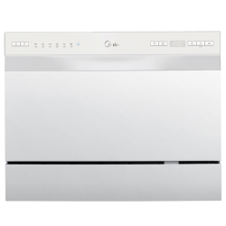Посудомоечная машина Midea/ Посудомоечная машина Midea, компактная, настольная, 6 комплектов, электронное управление, дисплей, 5+2 программ, конденсационная сушка, 1 корзина, отложенный старт, WiFi, энергоэффективность А+, уровень шума 49 дБ