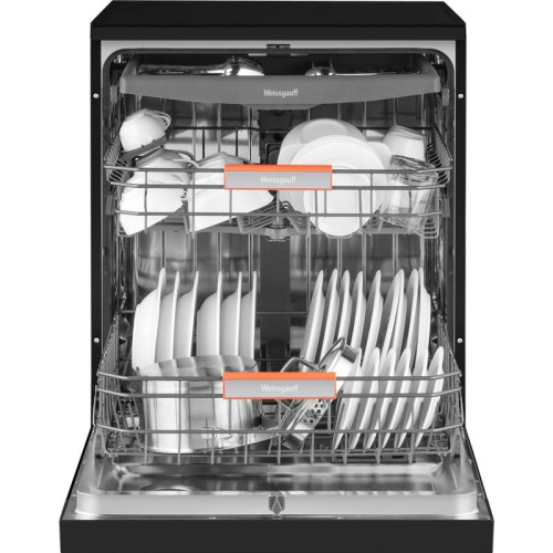 Посудомоечная машина Weissgauff DW 6038 B Inverter черный (полноразмерная) инвертер